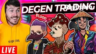 MASSIVE CRYPTO NEWS 🔴 MAGIC EDEN DIAMONDS $ME | LIVE TRADING NFTs & 100X MEME COINS