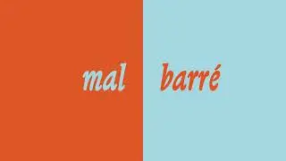 Marie-Flore - Mal Barré (Official Audio)