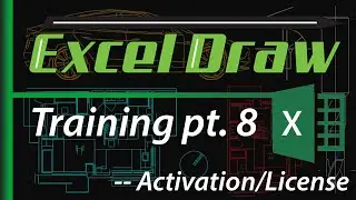Excel Draw v6.2 Training Video 8 - Excel Draw License Activation and Transfer