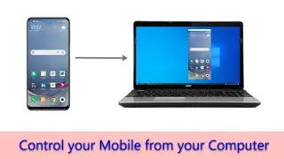 Control your Mobile phone on Computer with Scrcpy | Without Root | Sticky Coder