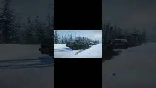 Восьмиколесный монстр почти смог выдернуть застрявшего УРАЛ-Next с трактором на прицепе  #snowrunner