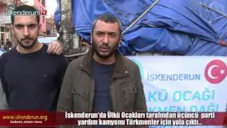 Ülkücüler 3. Yardım Kamyonu Yola Çıkardı…
