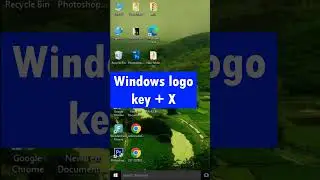 Open the Quick Link menu in Windows 10 Shortcut 9 😯 #windowstips #shorts