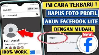 CARA MENGHAPUS FOTO PROFIL FACEBOOK LITE | TERBARU