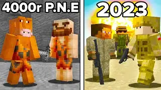 100 GRACZY SYMULUJE HISTORYCZNE CYWILIZACJE W MINECRAFT