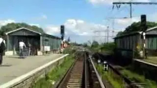 Führerstandsmitfahrt S-Bahn Berlin (BR481 - S8) Schöneweide - Zeuthen