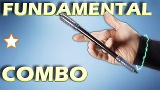 Very basic pen spinning combo / Fundamental mini-combo / beginner tutorial