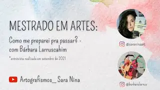 Como ela PASSOU no Mestrado em Artes da UFPEL
