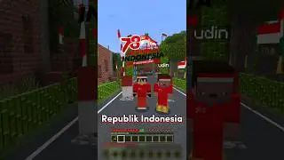 Celebrating the 78th Indonesian Independence Day in Minecraft 🇲🇨 