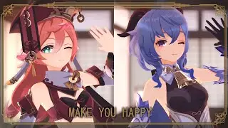 【MMD Genshin Impact】Make you happy (Ganyu/Yanfei)