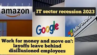 Work for money and move on': Google, Microsoft, Amazon layoffs leave behind disillusioned employees