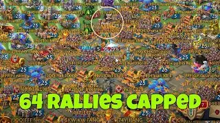 Lords Mobile - 64 rallies vs online rally trap
