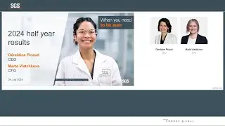 SGS 2024 half year results webcast