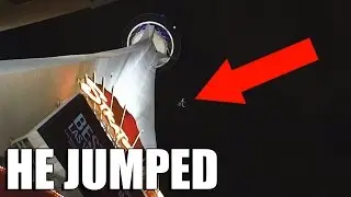 HE JUMPED OFF!