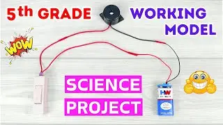 VERY VERY Easy Project😀for 5th GRADE |💯DIY Science Project WORKING MODEL for Science Exhibition 2024