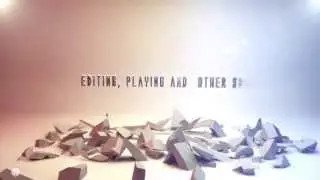 Cool cracking 3D particle text intro! Cinema 4D | After effects