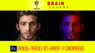 How to make Dual Tone Color Grading Effect in Photoshop | Just 1 Mint