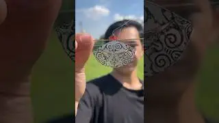 The smallest kite in the world, 2.5 cm, can fly, guys