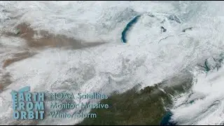 NOAA Satellites Monitor Massive Winter Storm