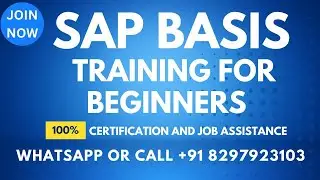 SAP Training for Beginners Call or What's App: +91 8297903103