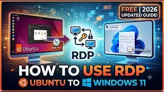Remote Desktop from Ubuntu to Windows 11 Using RDP | Easy Setup Tutorial