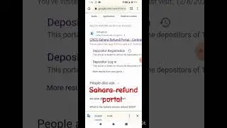Sahara refund applay online form kaise bhare !! CRCS Refund portal