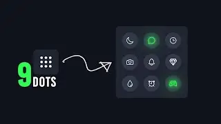 Amazing 9 Dots Menu Icon Hover Effect | Create Stunning UI with HTML, CSS