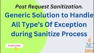 Validate and Sanitize Post Request Incoming Data | Spring WebFlux | REST Api's Sanitization |