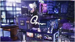 🏀🎙 ALL-IN-ONE Teen Hangout 🪁🎵 | Karaoke Bar Nightclub Bowling Cafe | The Sims 4 Stop motion Build