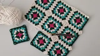 Joining Granny Squares the Easy Way – No Yarn Cutting Needed!