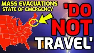 JUST NOW!! ⚠️  EMERGENCY EVACUATIONS HAPPENING - Police WARN: "DO NOT TRAVEL"