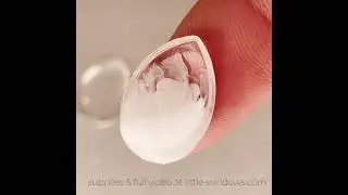 Resin Challenge - Mimic Diamonds, Clear Quartz in Resin SHORT - make Jewelry Gems!  #resin #jewelry