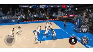 NBA Live mobile basketball jazz vs   thunder