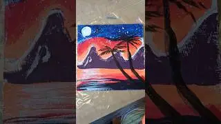 НАШ МАСТЕР КЛАСС ЖИВОПИСИ АКРИЛОМ/ЛЕТНИЙ ЛАГЕРЬ 2024 / #art #painting
