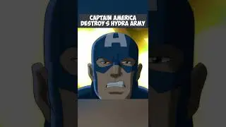 Captain America Destroy's Hydra Army
