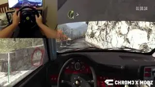 DiRT Rally BMW M3 - Monaco 2:31.360 (61st in the world) w/ Thrustmaster Wheel Cam