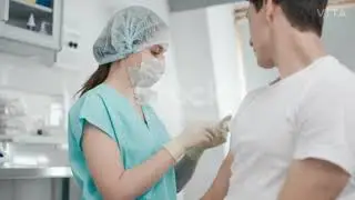 Painful injection video