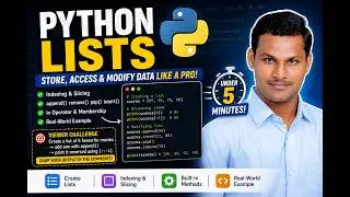Python Lists in Depth | Complete Guide with Practical Examples