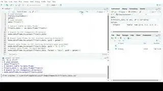 RStudio Demo: Export Data Frames to CSV or Word.