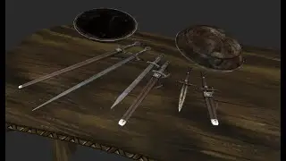 SM Iron Replace Swords and Shield