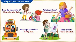 Daily Use English Question Answers | English Conversation Practice By Sentences | English Vocabulary
