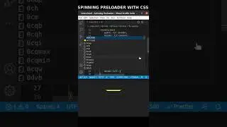 How To Create A Spinning Preloader  HTML CSS 
