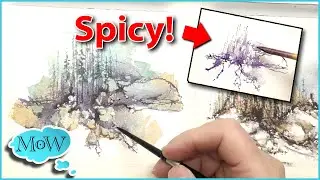 Spice Up Your Line in Line and Wash Watercolor Paintings! Two Demos.
