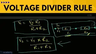 Voltage Divider Rule. How to Determine the Voltage Across a Resistor Connected in Series. PA Academy