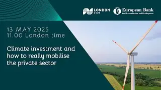 Climate investment and how to really mobilise the private sector