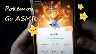 Pokemon Go ASMR ~ Cozy fire sounds ~ looking through my shiny pokemon✨