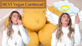 Vegan Corn Bread Recipe | Healthy Baking | Plant Based Baking | Cooking Video