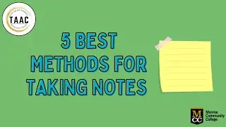 5 Best Methods for Taking Notes