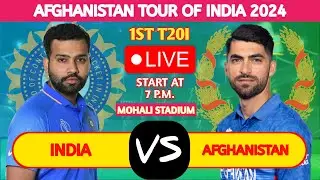 🔴 Today Live India Vs Afghanistan  – 1st T20 | IND Vs AFG Live | India  Live Match 