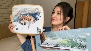 Вышивальные ИТОГИ осени 2021🍁 Лучше поздно, чем никогда:)) Финиши,  и много продвижений.